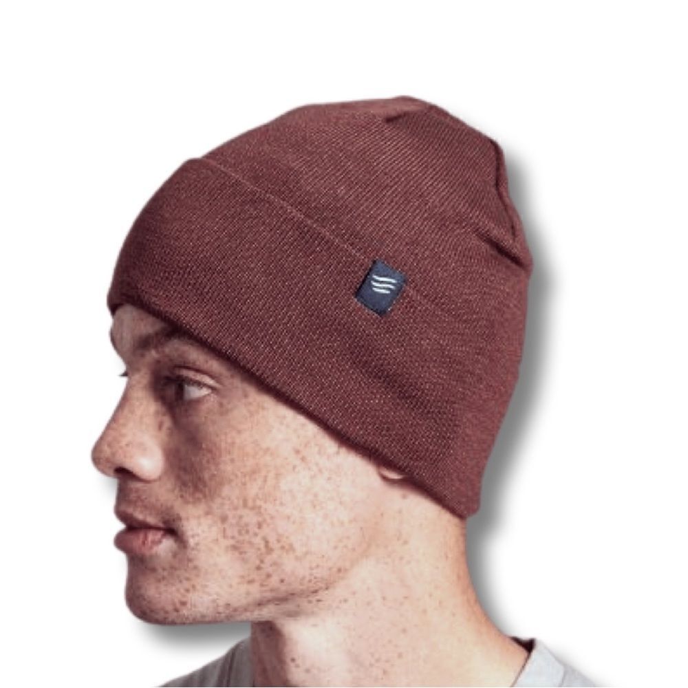 United By Blue Recycled Polyester Beanie • Tortoise (Brown) OSFM • NWT